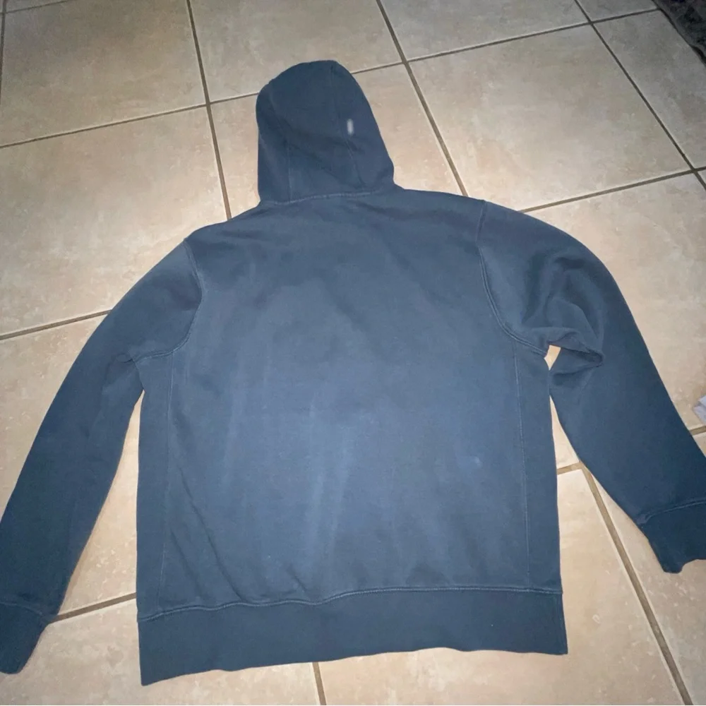 Nike Sweatshirt Hoodie Men's L Sportswear Club Fleece Aqua Blue Drawstring - Picture 5 of 9